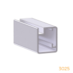 Puertas con perfil 3025