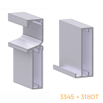 Puertas con perfil 3345+3180T