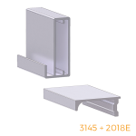 Puertas con perfil 3145+2018E