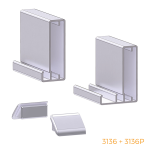 Puertas con perfil 3136+3136P