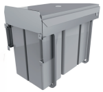 Cubo de basura doble extraíble - HTR - Imagen 2